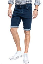 Mustang Chicago Short Męskie Szorty Krótkie Spodenki Denim Blue 1011731 5000 980